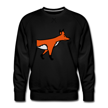 Partner Pullover - halb vorne vorderteil fuchs schön design cool comi