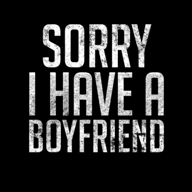 Motiv Entschuldigung, ich habe einen Freund