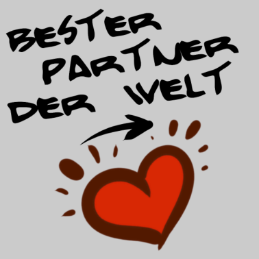 Motiv Bester Partner der Welt - Coupleshirt