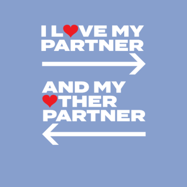 Motiv Polyam - Ich liebe meine Partner