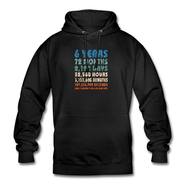 Partner Hoodie - Lustig sarkastisch 6. Jahrestag verheiratet für 6