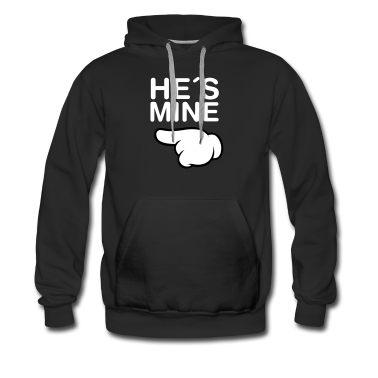 Partner Hoodie - He´s Mine (Comic Hand)