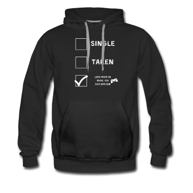 Partner Hoodie - Gamer Zocken Single Lustig Partner Spielen