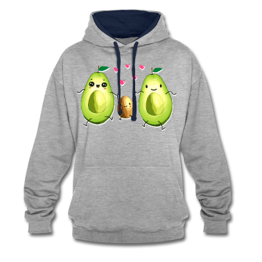 Partner Hoodie - Avocado - Familie - Partnerlook - Schwangerschaft