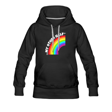 Partner Hoodie - Homosexuelles Paar mein anderes halbes Geschenk