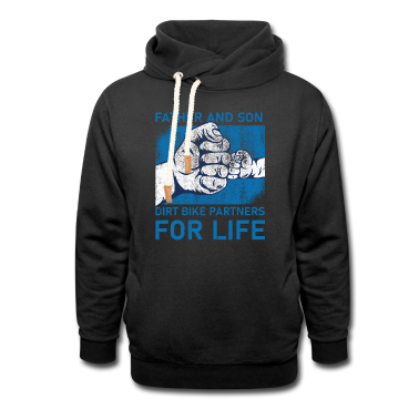 Partner Hoodie - Vater & Sohn Dirt Bike lebenslange Partner Shirts