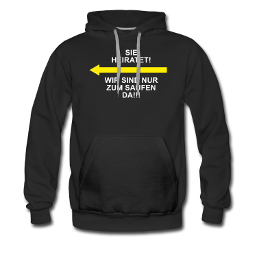Partner Hoodie - Heiraten Hochzeit Jugesellenabschied