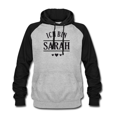 Partner Hoodie - Ich bin Sarah - lustiges Alkohol Partner Shirt
