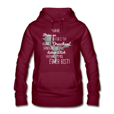 Partner Hoodie - Wahre Prinzen töten keinen Drachen - Geschenk