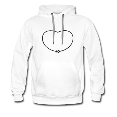 Partner Hoodie - Arrow Valentinstag Geschenk Partner
