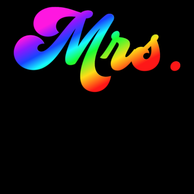 Motiv LGBT Pride Mrs Regenbogen Partner Shirt Lesbisch