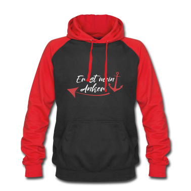 Partner Hoodie - Er ist mein Anker Partner Spruch