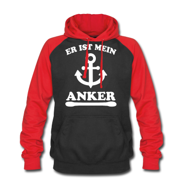 Partner Hoodie - Er Ist Mein Anker Toller Spruch Partner Geschenk