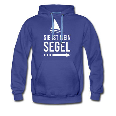 Partner Hoodie - Sie ist mein Segel | Partner Edition | Paar | Ehe