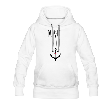 Partner Hoodie - Anker für Paare