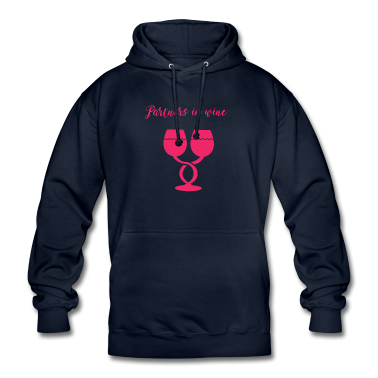 Partner Hoodie - Partner in Weintrinkparty Alkohol Geschenk