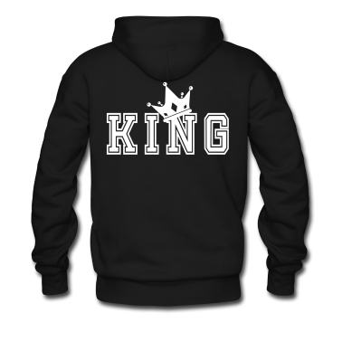 Partner Hoodie - Valentinstag Partnershirt King Krone