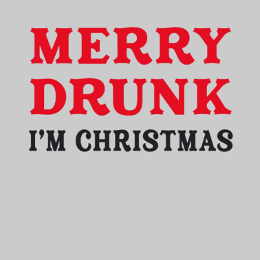 Motiv Merry Drunk Im Christmas Weihnachten trinken