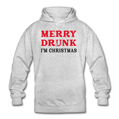 Partner Hoodie - Merry Drunk Im Christmas Weihnachten trinken