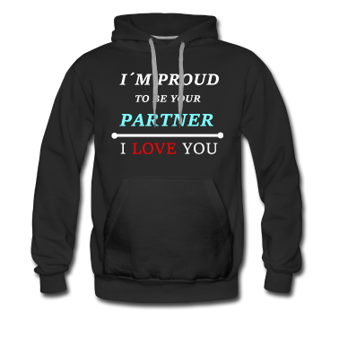 Partner Hoodie - Partner Ich bin stolz