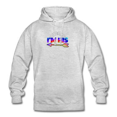 Partner Hoodie - Homosexuelles Paar, ich bin sein linkes Geschenk