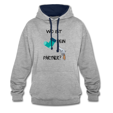 Partner Hoodie - Wo ist dein Partner? Geschenk