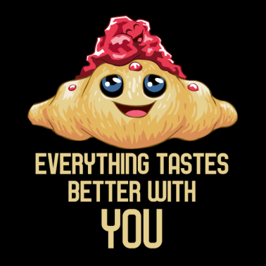 Motiv Croissant Marmelade Liebe Geschenkidee Frühstück