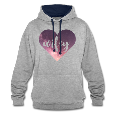 Partner Hoodie - Wifey Galaxy Herz