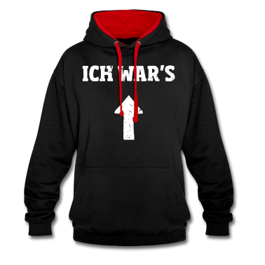 Partner Hoodie - Ich wars Partner Shirt