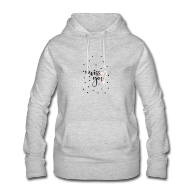 Partner Hoodie - Miss you Ich vermisse dich Liebe Love Beziehung