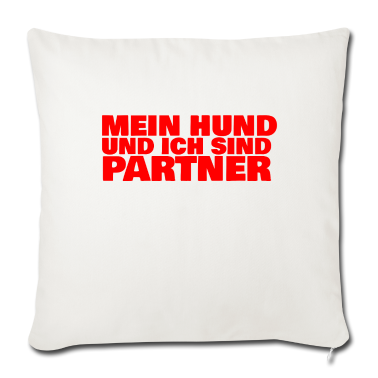 Partner Kissenbezug - Mein Hund und ich sind Partner