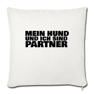 Partner Kissenbezug - Mein Hund und ich sind Partner