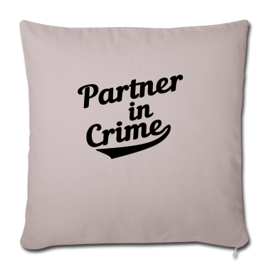 Partner Kissenbezug - Partner in Crime Liebe Partner Freundin Geschenk