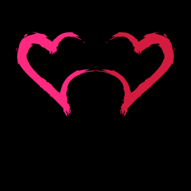 Motiv Zwei Herzchen Partner