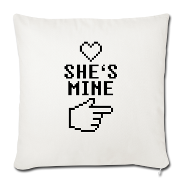 Partner Kissenbezug - She's Mine 8-Bit