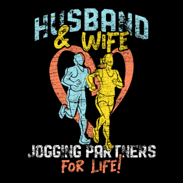 Motiv Joggen Partner