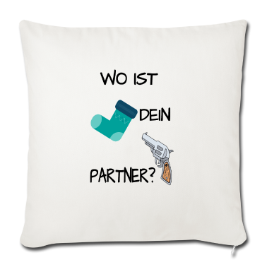 Partner Kissenbezug - Wo ist dein Partner? Geschenk