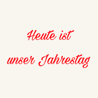 Motiv Euer Jahrestag Beziehung Partner