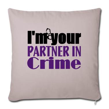 Partner Kissenbezug - Partner In Crime Geschenk