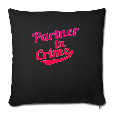 Partner Kissenbezug - Partner in crime Liebe Partner T-Shirt