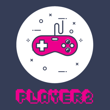 Motiv Gamer 2 - Duo Player 1 & 2 Liebe Geschenk Paar