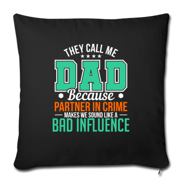 Partner Kissenbezug - Spruch Partner in Crime