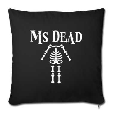 Partner Kissenbezug - Ms Dead Halloween Skeleton Gift