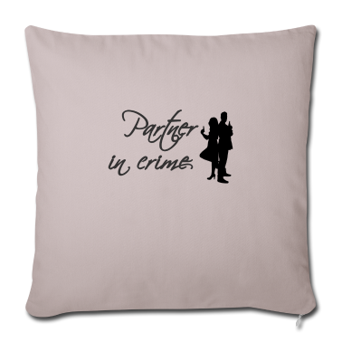 Partner Kissenbezug - Partner in crime / Valentinstagsgeschenk