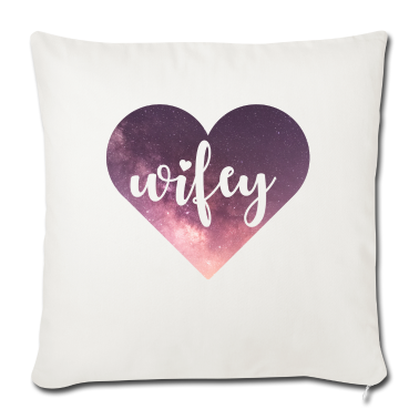 Partner Kissenbezug - Wifey Galaxy Herz