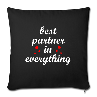 Partner Kissenbezug - Best Partner in everything | Partner in crime