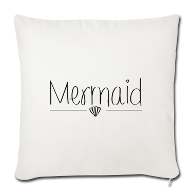 Partner Kissenbezug - Mermaid schwarz