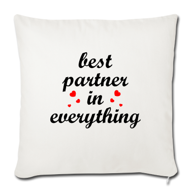 Partner Kissenbezug - Best Partner in everything | Partner in crime