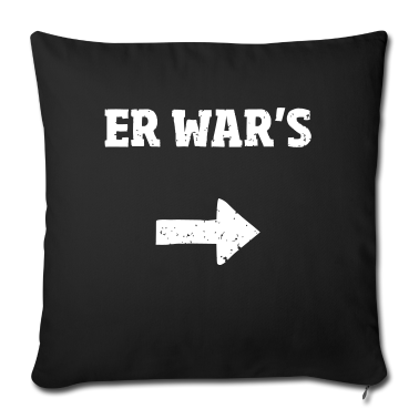 Partner Kissenbezug - Er wars Partner Shirt