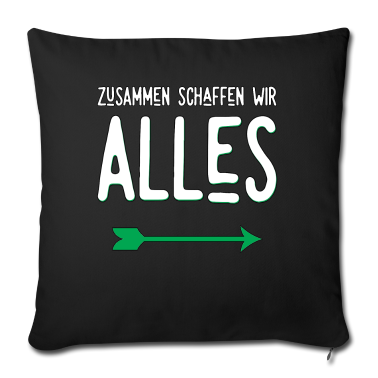 Partner Kissenbezug - Zusammen schaffen wir alles - Partner